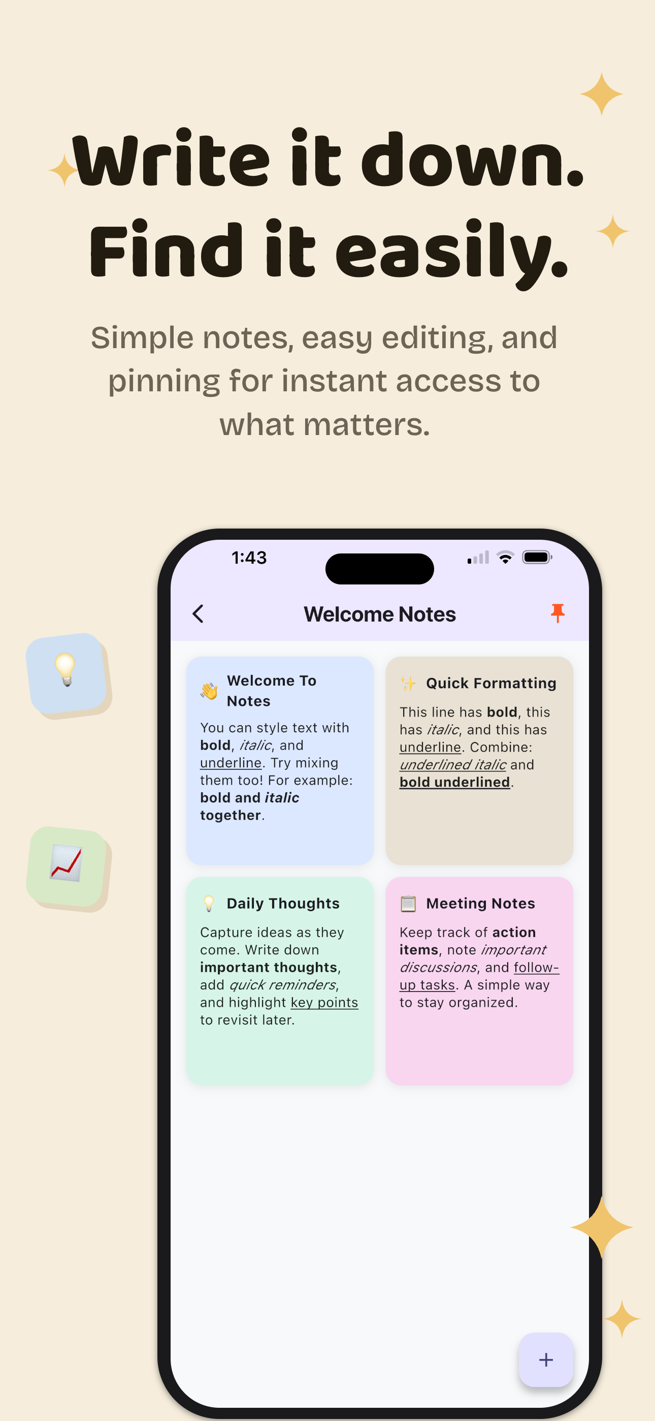 Relisto Simple Notes Screenshot